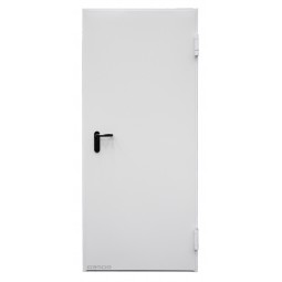 Drzwi przeciwpożarowe stalowe jednoskrzydłowe 80 prawe