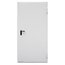 Drzwi przeciwpożarowe stalowe jednoskrzydłowe 90 prawe