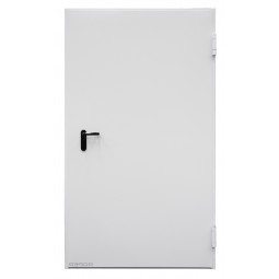 Drzwi przeciwpożarowe stalowe jednoskrzydłowe 100 prawe